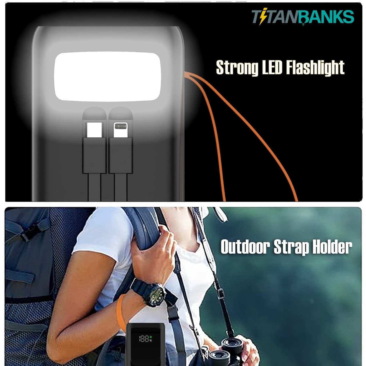 Titan X ingebouwde zaklamp