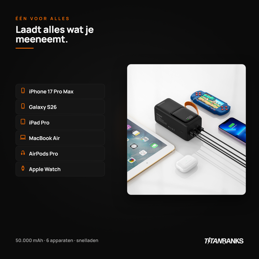 Titan X 50.000 mAh powerbank — foto 5